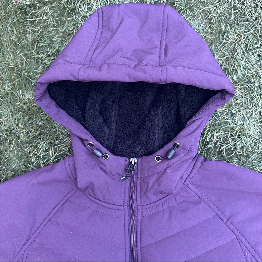 NWT New Balance Fleece line Hooded Water Resistant Quilted Performance Jacket S - Picture 2 of 7